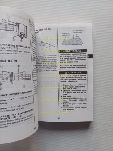 Suzuki TR 50 S 1997-98 manuale uso manutenzione libretto originale …