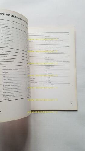 Suzuki TRAIL KT 120 1967 manuale officina INGLESE originale Workshop …