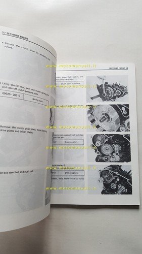 Suzuki TS 125 ER 1983 manuale officina INGLESE originale Workshop …