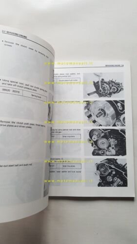 Suzuki TS 125 ER 1983 manuale officina INGLESE originale Workshop …