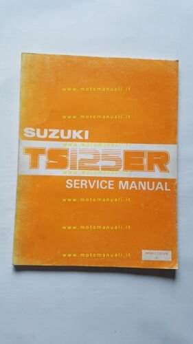 Suzuki TS 125 ER 1983 manuale officina INGLESE originale Workshop …