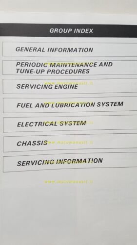 Suzuki TS 125 ER 1983 manuale officina INGLESE originale Workshop …