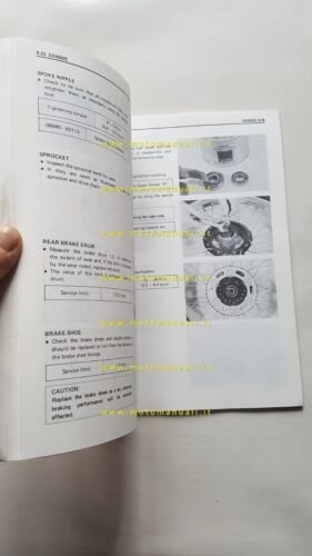 Suzuki TS 125 ER 1983 manuale officina INGLESE originale Workshop …