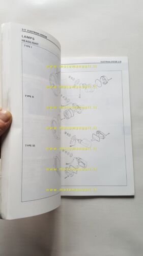 Suzuki TS 125 ER 1983 manuale officina INGLESE originale Workshop …