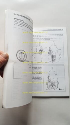 Suzuki TS 125 ER 1983 manuale officina INGLESE originale Workshop …