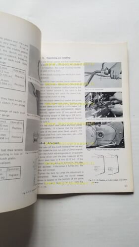 Suzuki TS 250 1970 manuale officina INGLESE originale Workshop Service …