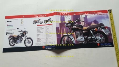 Suzuki TU 250 X depliant ITALIANO originale moto brochure