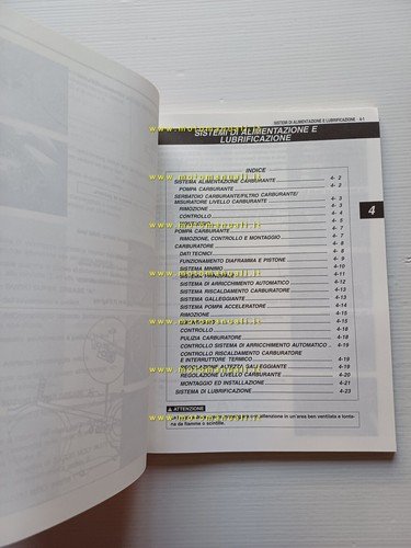 Suzuki UC 125 Epicuro 1999 SCOOTER manuale officina ITALIANO originale