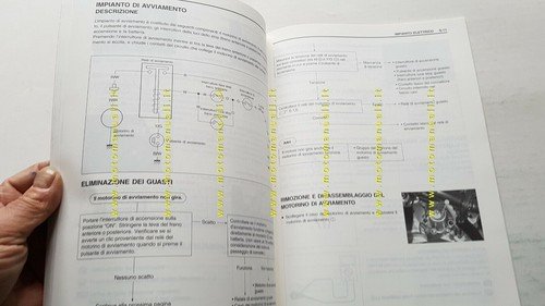 Suzuki UF 50 Estilete 2000 SCOOTER manuale officina ITALIANO originale