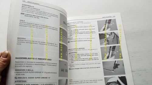 Suzuki UF 50 Estilete 2000 SCOOTER manuale officina ITALIANO originale