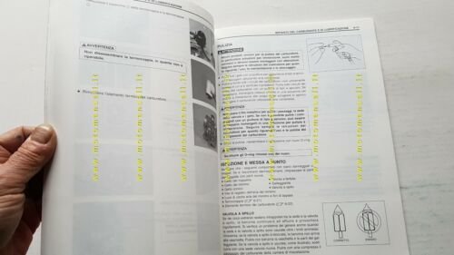 Suzuki UF 50 Estilete 2000 SCOOTER manuale officina ITALIANO originale