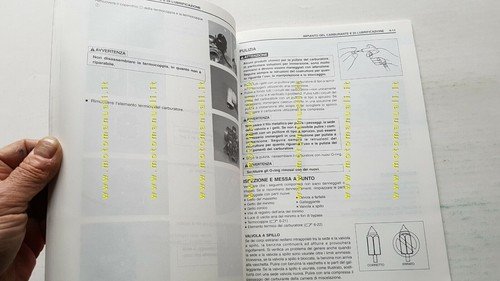 Suzuki UF 50 Estilete 2000 SCOOTER manuale officina ITALIANO originale