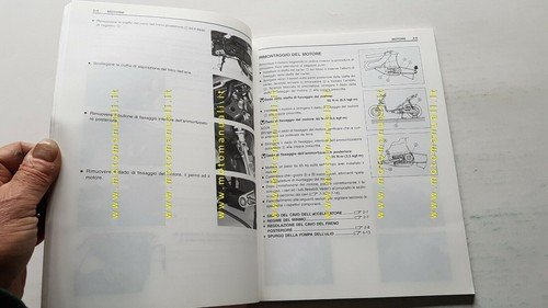 Suzuki UF 50 Estilete 2000 SCOOTER manuale officina ITALIANO originale