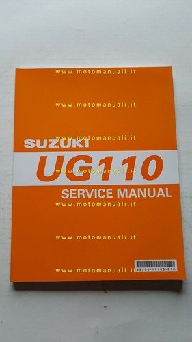 Suzuki UG 110 Hokuto SCOOTER 2000 manuale officina INGLESE originale