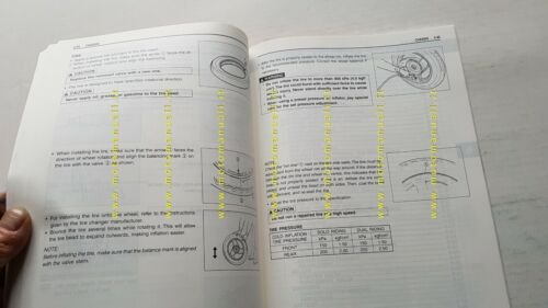 Suzuki UG 110 Hokuto SCOOTER 2000 manuale officina INGLESE originale