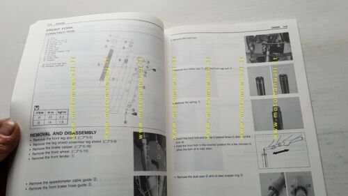 Suzuki UG 110 Hokuto SCOOTER 2000 manuale officina INGLESE originale