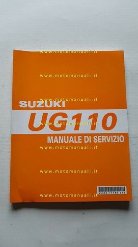 Suzuki UG 110 Hokuto SCOOTER 2000 manuale officina ITALIANO originale