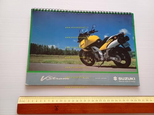Suzuki V-Strom 1000 2003 manuale opuscolo presentazione descrizione rete vendite