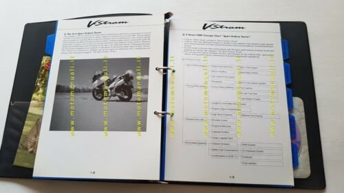 Suzuki V Strom 2002 cartella stampa presentazione originale NO depliant …