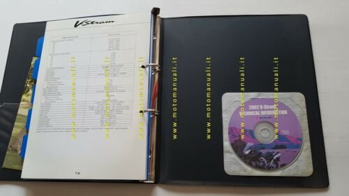 Suzuki V Strom 2002 cartella stampa presentazione originale NO depliant …