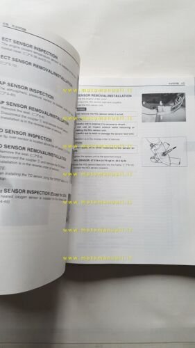 Suzuki V-STROM DL 1000 2002 manuale officina INGLESE originale WORKSHOP …