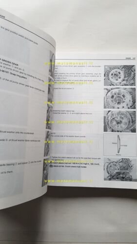 Suzuki V-STROM DL 1000 2002 manuale officina INGLESE originale WORKSHOP …