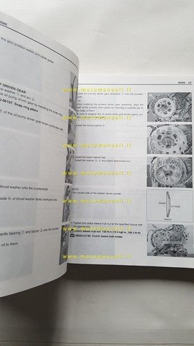 Suzuki V-STROM DL 1000 2002 manuale officina INGLESE originale WORKSHOP …