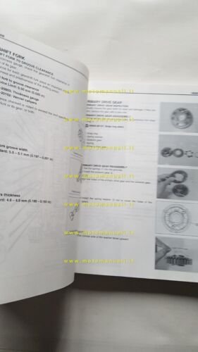 Suzuki V-STROM DL 1000 2002 manuale officina INGLESE originale WORKSHOP …