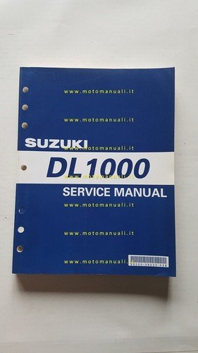 Suzuki V-STROM DL 1000 2002 manuale officina INGLESE originale WORKSHOP …