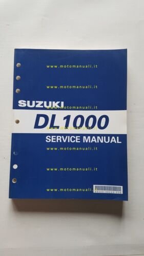 Suzuki V-STROM DL 1000 2002 manuale officina INGLESE originale WORKSHOP …