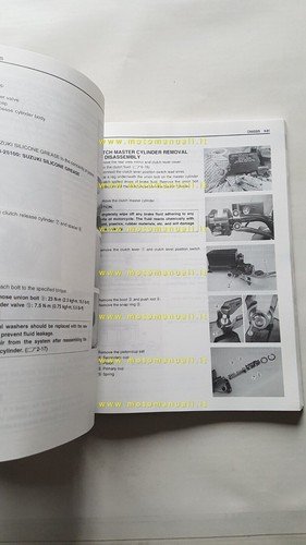 Suzuki V-STROM DL 1000 2002 manuale officina INGLESE originale WORKSHOP …