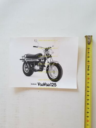 Suzuki Van Van 125 1972 foto cartella stampa originale PRESS …