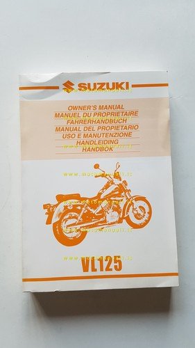 Suzuki VL 125 1999 manuale uso manutenzione italiano originale