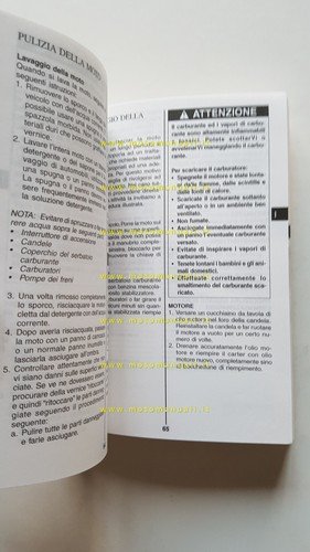 Suzuki VL 125 1999 manuale uso manutenzione italiano originale