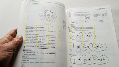 Suzuki VL 800 K1 2001 manuale officina INGLESE originale workshop …
