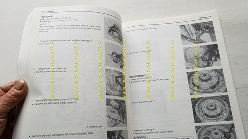 Suzuki VL 800 K1 2001 manuale officina INGLESE originale workshop …