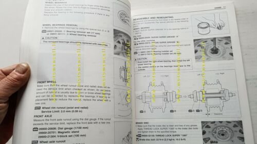 Suzuki VL 800 K1 2001 manuale officina INGLESE originale workshop …