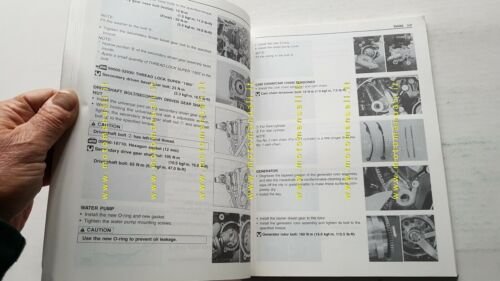 Suzuki VL 800 K1 2001 manuale officina INGLESE originale workshop …