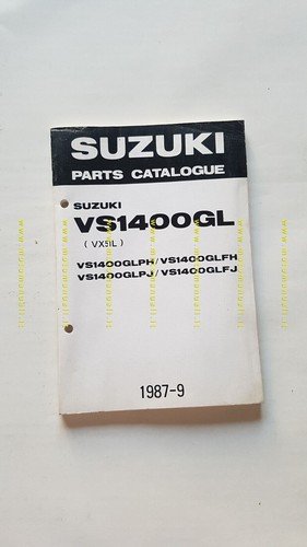 SUZUKI VS 1400 GL 1987 catalogo ricambi originale Spare Parts …