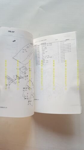 SUZUKI VS 1400 GL 1987 catalogo ricambi originale Spare Parts …