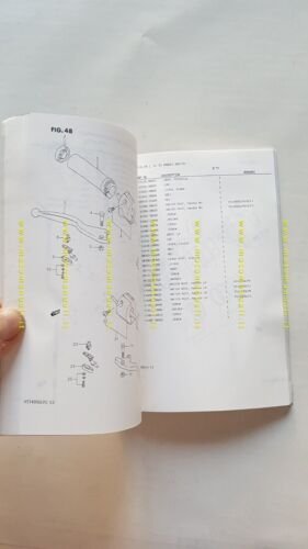 SUZUKI VS 1400 GL 1987 catalogo ricambi originale Spare Parts …