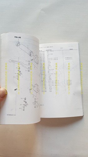 SUZUKI VS 1400 GL 1987 catalogo ricambi originale Spare Parts …