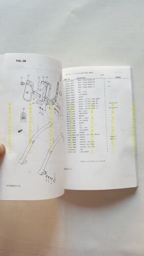 SUZUKI VS 1400 GL 1987 catalogo ricambi originale Spare Parts …