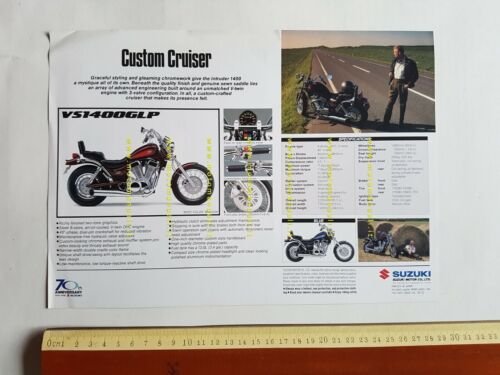 Suzuki VS 1400 GLP 1990 depliant originale INGLESE