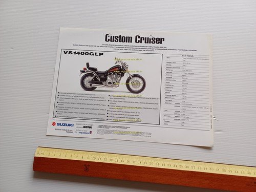 Suzuki VS 1400 GLP Intruder 1995 depliant italiano originale