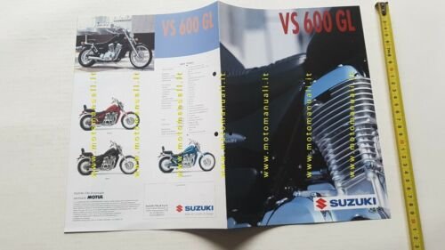 Suzuki VS 600 GL 1995 depliant ITALIANO originale moto brochure