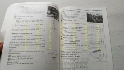Suzuki VS 600 GL 1995 manuale officina originale INGLESE workshop …