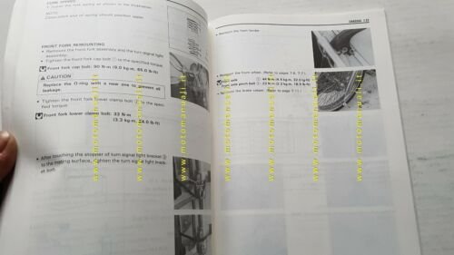 Suzuki VS 600 GL 1995 manuale officina originale INGLESE workshop …