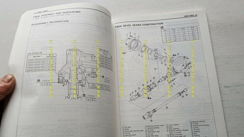 Suzuki VS 600 GL 1995 manuale officina originale INGLESE workshop …