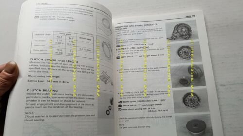 Suzuki VS 600 GL 1995 manuale officina originale INGLESE workshop …